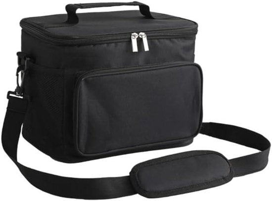 Koeltas Opvouwbaar - Lunchtas Groot - Picknick en Strand - Lekvrij Ontwerp - 10 Liter Capaciteit - Zwart