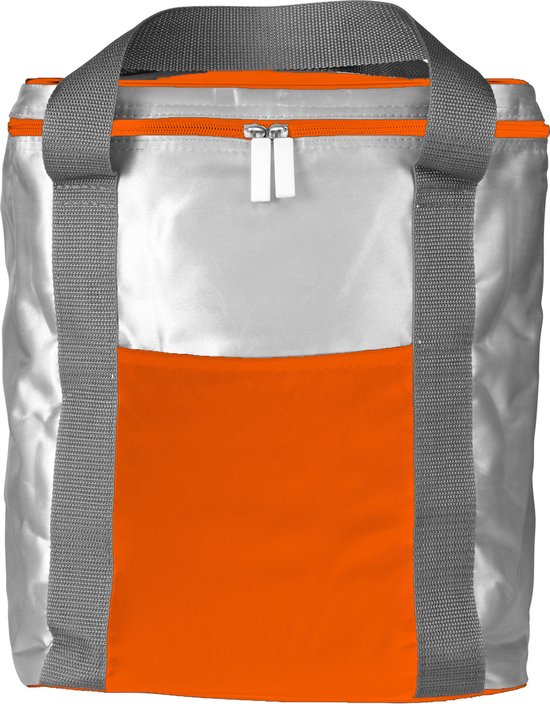 Koeltas oranje/zilver 34 x 28 x 16 cm 15 liter - Koeltassen van KOEL