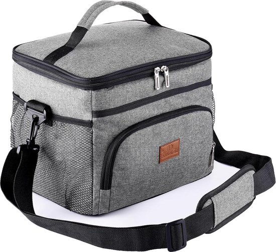 Koeltas Picknick Rugzak - Geïsoleerd en Waterdicht - 25L - Grijs van Kendra Kraft