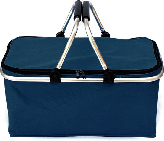 Koeltas Picknickmand Opvouwbare thermische mand voor winkelen en picknicken 46 cm x 28 cm x 24 cm. van KOEL