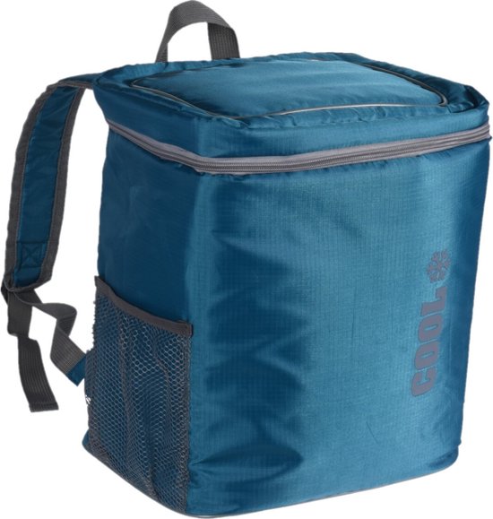Koeltas rugtas/rugzak blauw 31 x 20 x 31 cm 16 liter - Koeltassen - Koelrugzak van KOEL