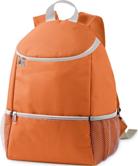 Koeltas rugtas/rugzak oranje 28 x 34 x 14 cm 10 liter - Koeltassen - Koelrugzak van KOEL