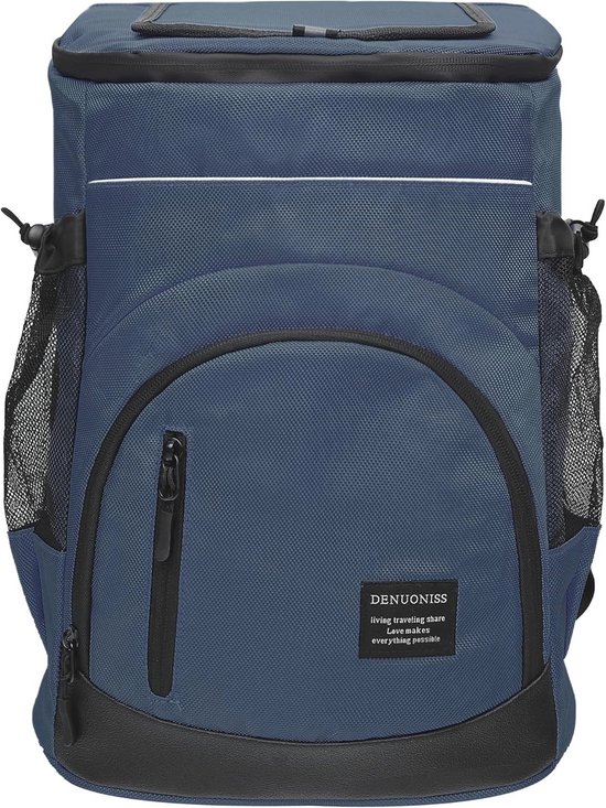 Koeltas Rugzak - Isolerende Tas - Buitenactiviteiten - Lekvrij Ontwerp - 36 Blikjes Capaciteit - Blauw