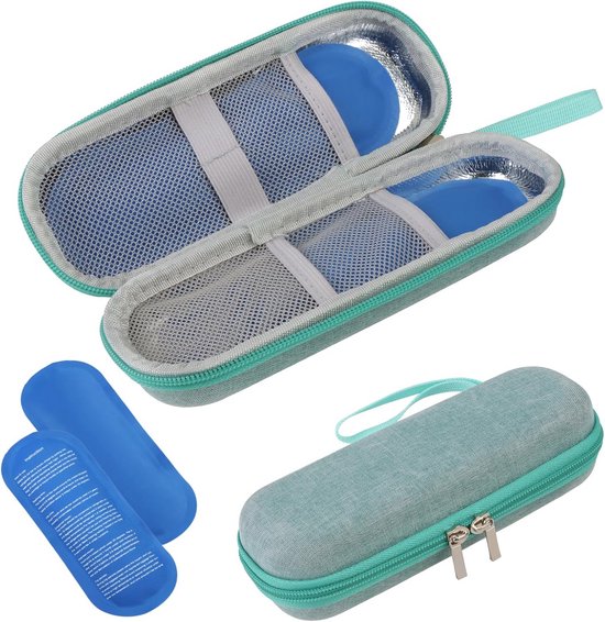 Koeltas voor Diabetici - Draagbaar en Compact voor Insuline en Medicatie van Meilo