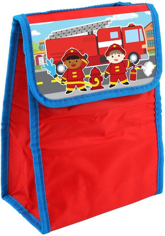Koeltas voor kinderen - lunch - school - brandweerman van KOEL