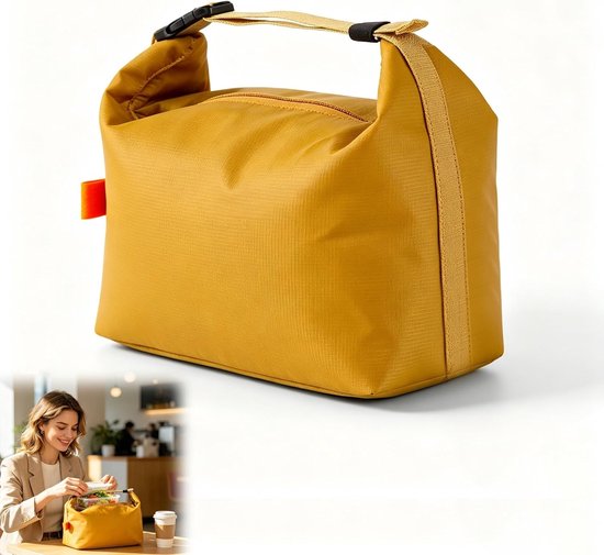 Koeltas voor Lunch en Picknick, Kleine Thermotas, Waterdichte en Lekvrije Isolatie Tas voor Werk en School