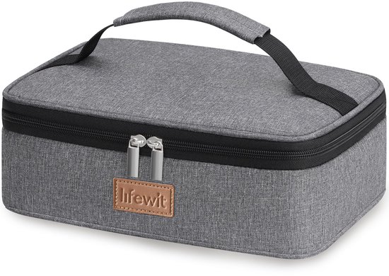 Koeltas voor Mannen en Vrouwen - Geïsoleerd Opvouwbaar Draagbaar - Voor Lunch, Picknicks en Werk - Grijs 4L