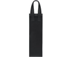 Koeltas voor wijnfles - Flessentas - Wijnkoeler - Koeltassen - Koeltasje - Met klittenbandsluiting - Zwart