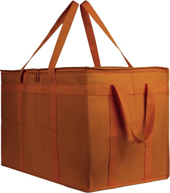 Koeltas Zeer Hittebestendig Geïsoleerd voor Voedsel Houdt Voedsel Warm Horeca Therma voor Doordash Horeca Koeltassen Houdt Voedsel Warm Horeca Therma Grijs Pizza Bruin van KOEL