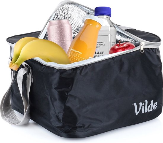 Koeltas Zwart 18 l - Lunchtas - Koeltasje - Geïsoleerde - Koelbox van KOEL