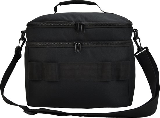 Koeltas Zwart - Kleine Koeltas/Schoudertas - Lunchtas - Werktas - Coolbag - Handvat van KOEL