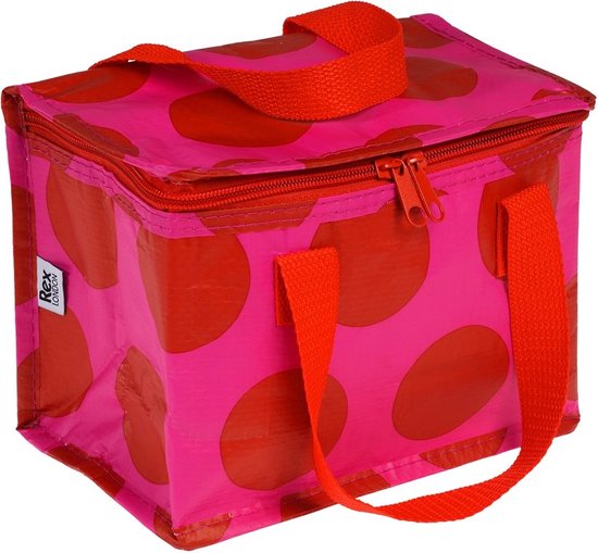Koeltasje / Lunchtasje Spot Pink van Rex London van KOEL