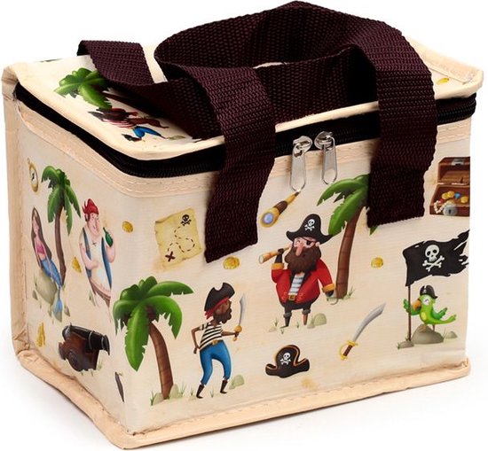 Koeltas/Lunchtas - Jolly Rogers Piratenthema - Duurzaam RPET - 15x20x14cm van KOEL
