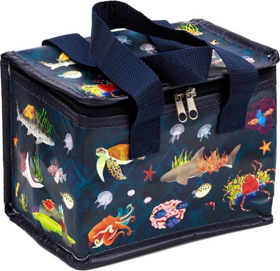 Koeltas/Lunchtas - Marine Kingdom - Zeeleven - Duurzaam RPET - 15x20x14cm van KOEL