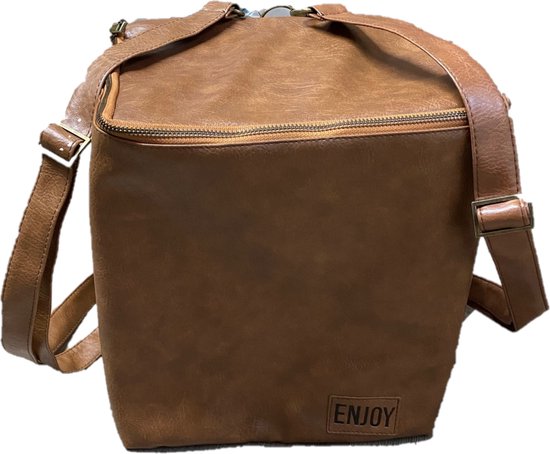 Koeltas/Rugzak  (imitatieleer, vintage) van KOEL