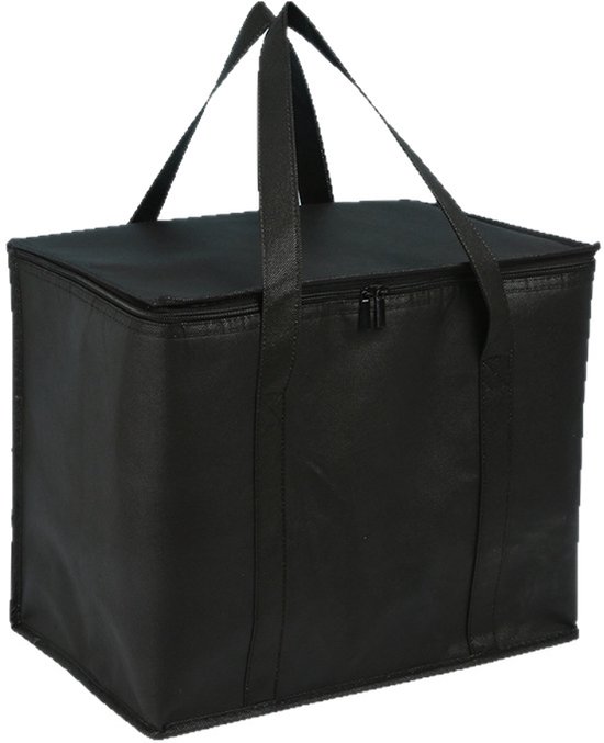 Koeltassen - Draagbare geïsoleerde voedsettas met rits voor warme voedsel, geschikt voor kamperpique-niques en meeneembare maaltijden, herbruikbare gekoelde supermarkt tas van Merkloos