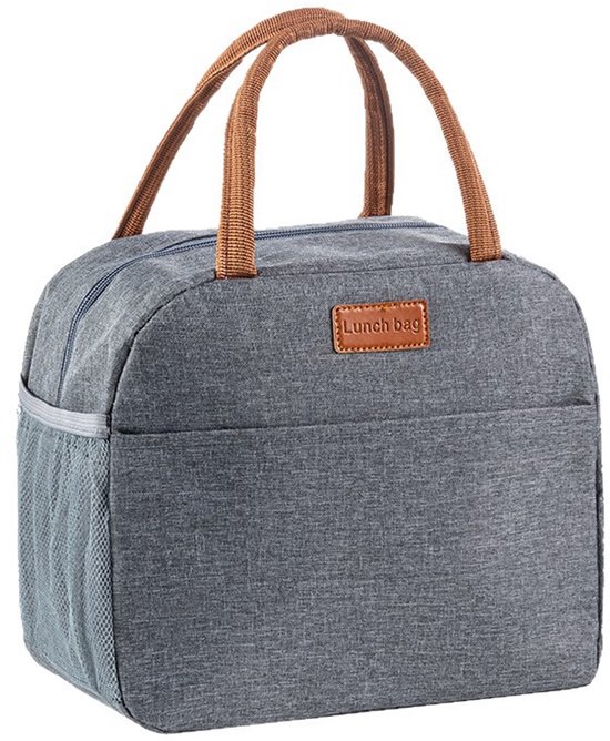 Koeltassen - Lunchdoos en lunchtas voor mannen en vrouwen, herbruikbare isolatietas voor lunch - waterdicht, grote-capaciteit geïsoleerde handtas met lunchdoos, gekoelde lunchcontainer voor werk / reizen / kantoor van MIER
