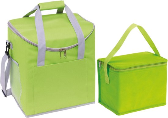 Koeltassen set groen 27 en 4.5 liter - Koeltassen van KOEL
