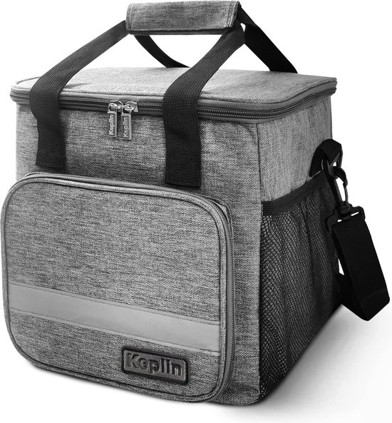 Koeltassen - Zachte grote geïsoleerde tas, draagbare en waterdichte koelbox, geïsoleerde thermische tas en picknicktas, lekvrije koelmand met schouderriem voor kamperen van KOEL