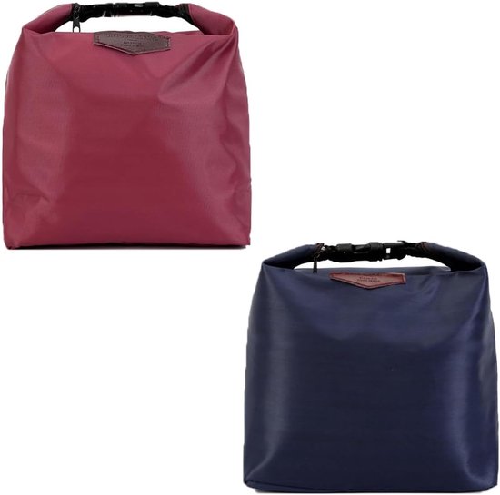 Koelzakken Set - Kleine Koeltas - Reizen Kantoor Buiten - Waterdicht Oxford Doek - 27.5 x 26 x 8.3 cm