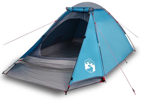 Koepeltent 2-persoons waterdicht blauw van Decathlon