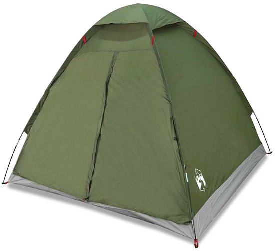 Koepeltent 2-persoons waterdicht olijfgroen van Merkloos
