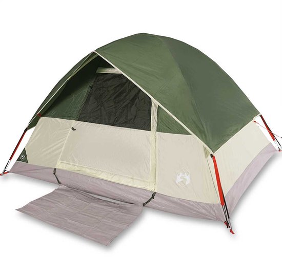 Koepeltent 3-persoons waterdicht groen van Quechua