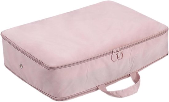 Koffer Organizer - Opbergtas - Bagage Ordenen - Dubbele Rits Compressie - 20 Liters - Effene Kleur