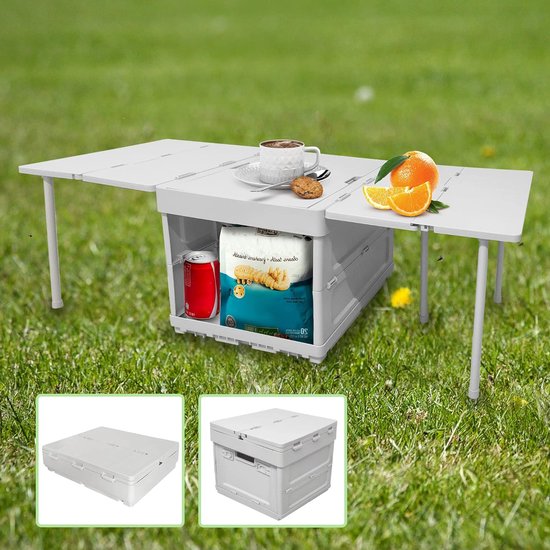 Kofferbak-organizer, tas, opvouwbare opvouwbare campingbox voor auto, speelgoed, camping, picknick, opbergdoos