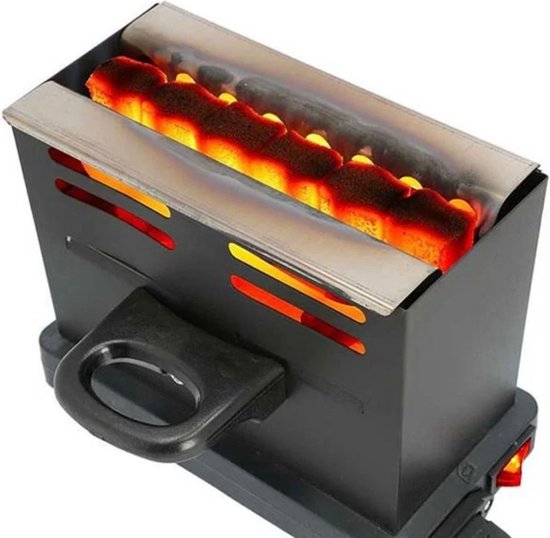 Kolenbrander Elektrische Dum Tosta - Kolenstarter - 800 Watt - Kolenverhitter - Kolen opwarmen - Kooltjes - Kolen - Coco - Verwarmer - Amy Deluxe - Camping kooktoestel - Kooktoestel camping - Kookplaat -BBQ Starter van Amy Deluxe
