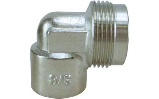 Komfooraansluitstuk Gastec 3/8''haaks