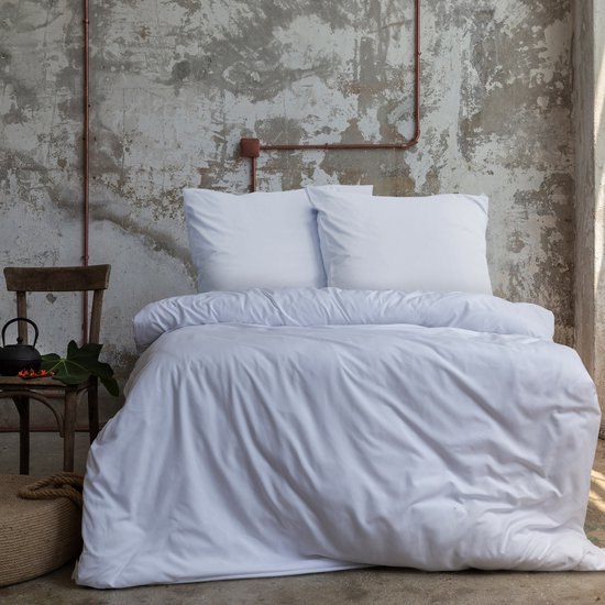 Komfortec Premium Dekbedovertrek 240x220 cm + 2x Kussensloop 80x80 cm - 100% Microvezel - 90 g/m² - 3-Delige Superzachte Beddengoedset - met Rits - Wit van Komfortec