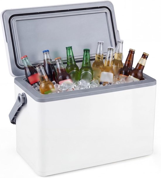 KOMFOTTEU Koelbox - thermisch beveiligd - 12 L - inhoud voor 3 dagen - voorzien van een comfortabel handvat - voor kamperen, picknicks of festivals