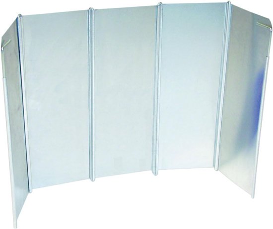 Kook Windscherm - Aluminium - 49x26 cm - Geschikt voor Camping van Merkloos