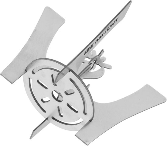 Kookrek Buiten - Panhouder Stevig - Kamperen Koken - Antislip Ontwerp - 9.5 x 7 cm - Zilver