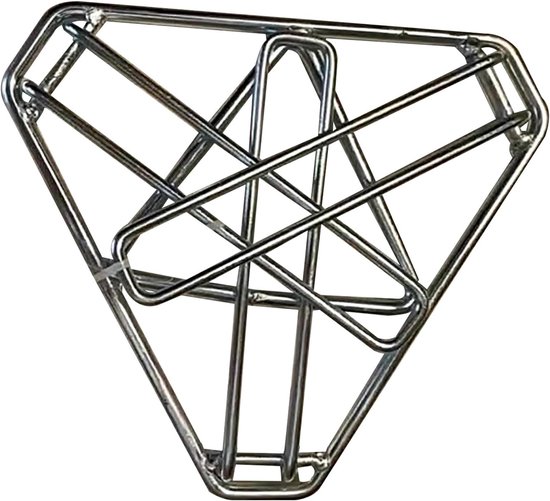 Kookstatief Buiten - Keukenrek RVS - Koken op Kampvuur - Opvouwbaar en Compact - Max 5 kg - Zilverkleurig