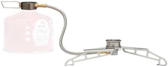 Kooktoestel Adapter - Campings Gas Adapter - Stabiel Koken - Lage Stabiele Basis - 12.95 cm - Zilver