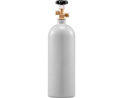 Kooldioxidefles - CO2 Fles 2,26 kg - 1800 PSI - Met Adapter - Voor Aquarium van Merkloos