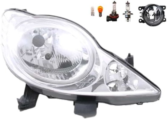 Koplamp Night Breaker geschikt voor Peugeot 107 Re. Nevel Leuch.