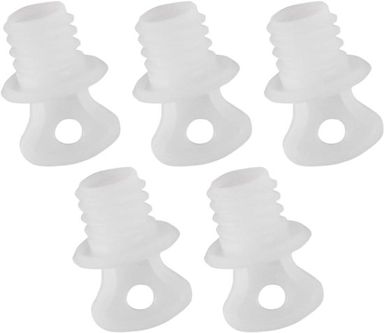 Kruik Stopper - Warmwaterzak Dop - Lekvrij Gebruik - Goede Afsluiting - 2 Stuks - Wit van Merkloos