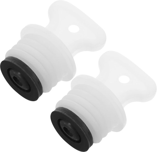 Kruikdoppen Set - Vervangende Stoppen - Lekvrij Afdichten - Zacht Rubber Materiaal - 3.5 x 2.5 cm - Diverse Kleuren van Merkloos