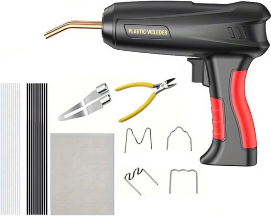 Kunststof lasapparaat - Plastic reparatieset - Auto onderdelen - Ergonomische handgreep - One Size - One Color
