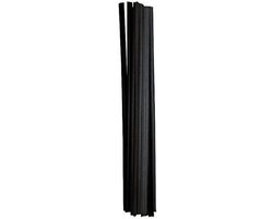 Kunststof Lasstaven - Lasdraad ABS - Kunststof Repareren - Hoge Temperatuur Stabiliteit - 20 cm 20 stuks - Zwart