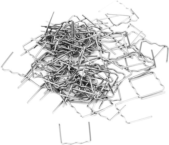 Kunststof Reparatie Kit - Plastic Las Set - Auto Bumper Herstellen - Voorgesneden Nietjes - 100 Stuks 0.8mm - Standaard