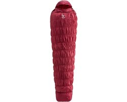 Kunstvezel Slaapzak - Mummie Slaapzak - Kamperen en Hiken - Thermo Stretch Comfort - 185 cm - Cranberry