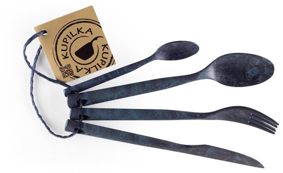 Kupilka 25 - Bestekset-Blueberry (blauw)