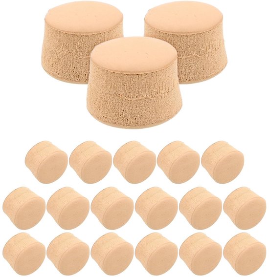 Kurken Fluitpluggen - Reparatieonderdelen Instrument - Muziek Maken - Voorkomt Luchtlekkage - 20 Stuks 18 mm - Khaki