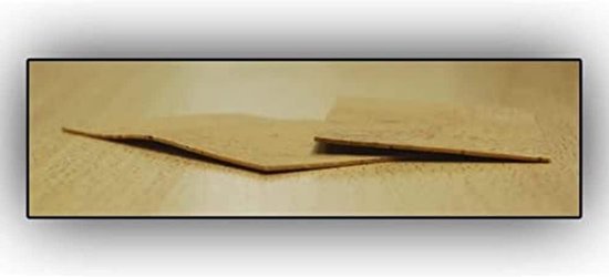 Kurkplaten - Reparatiedelen houtblaas - Instrumenten repareren - Natuurlijke Portugese kurk - 2 stuks 15mm - Natuurlijk