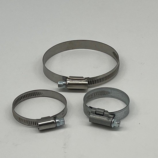 KWEEK - Slangenklemmen 32/50x11 RVS, Set van 6 van Merkloos