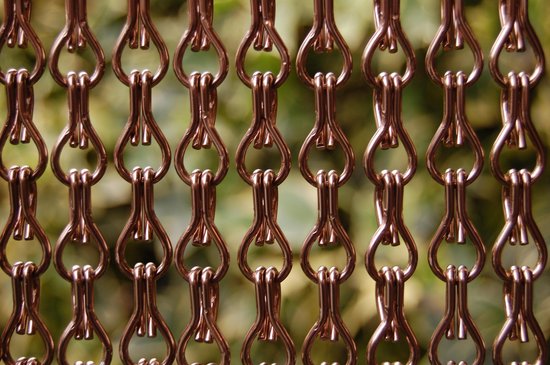 La Tenda Deurgordijn Kettinggordijn Alusax 3 90x210cm van La Tenda